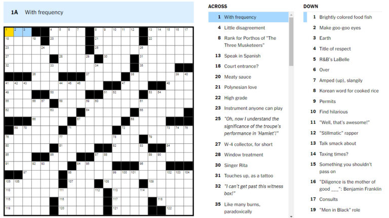 NYT Mini Crossword Solution For March 18, 2025 NYT Mini Crossword Solution For March 18, 2025