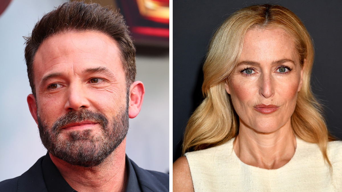 On Set: Ben Affleck And Gillian Anderson In A High-Stakes Shootout Scene