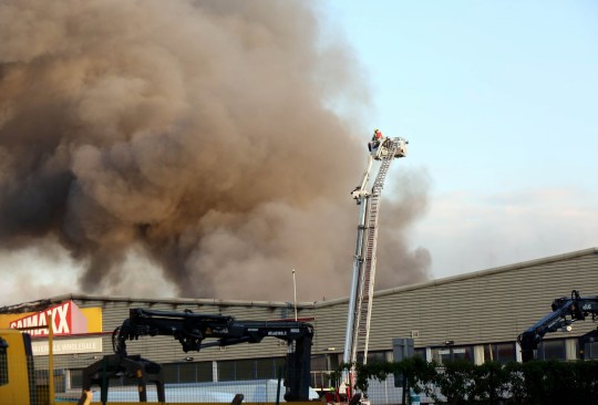 Over 100 Firefighters Battle East London High Street Shop Blaze Over 100 Firefighters Battle East London High Street Shop Blaze