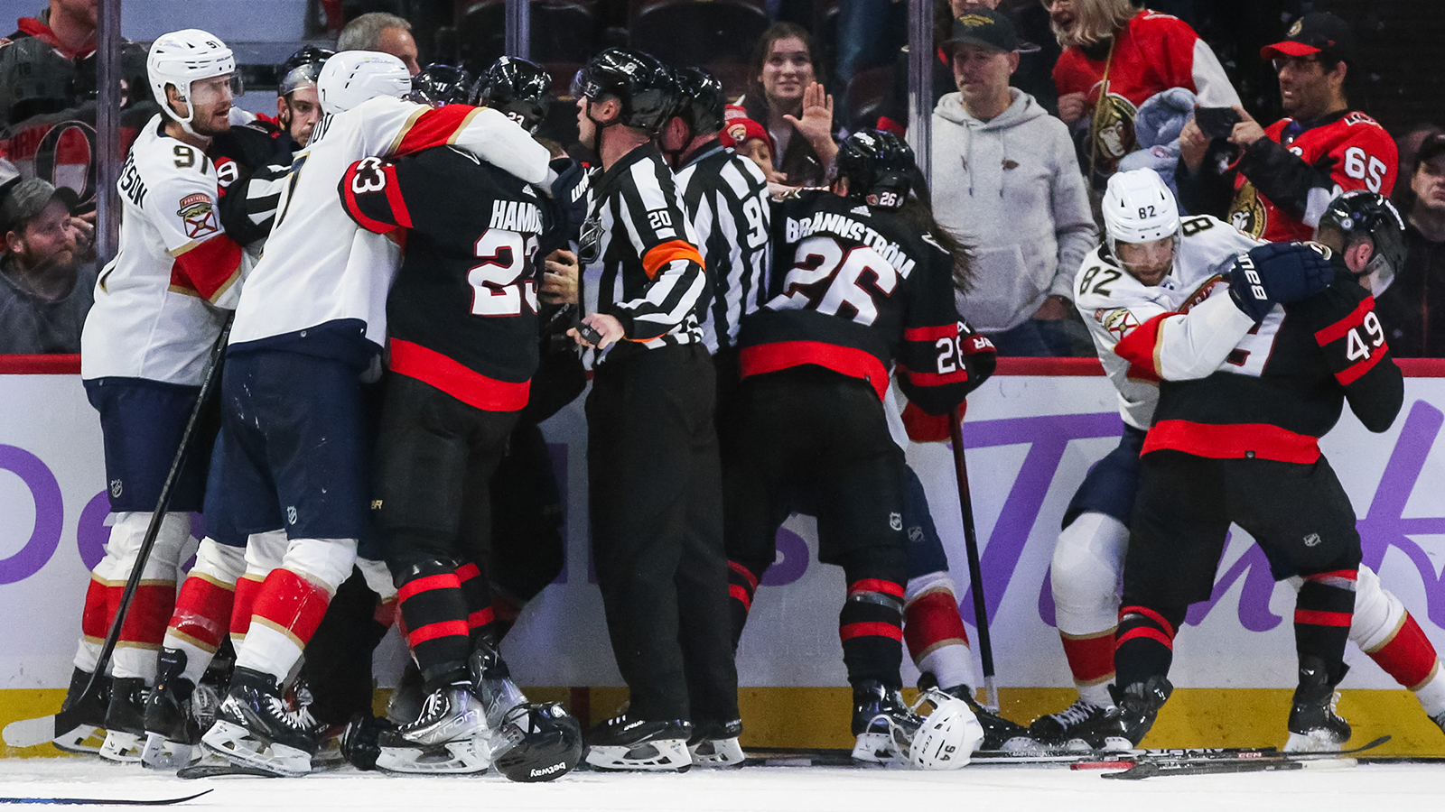 Panthers' Second-Period Surge Propels Them Past Senators