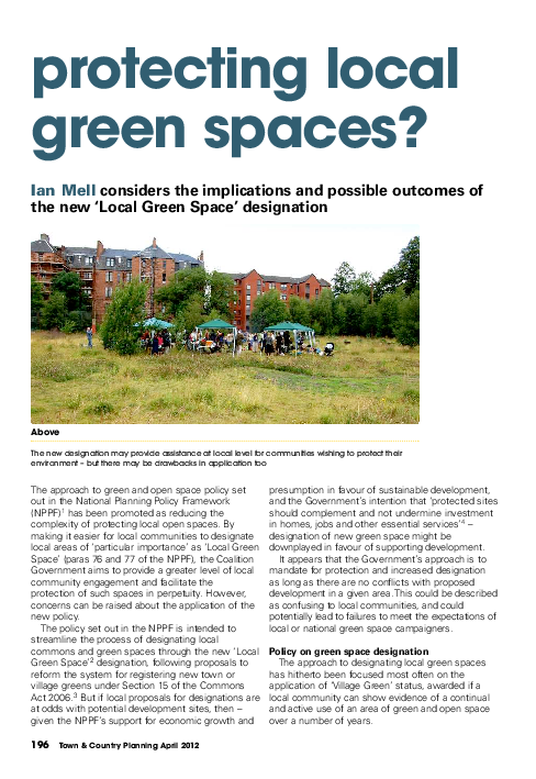 Protecting Green Spaces: Londoners Challenge Festival Plans Protecting Green Spaces: Londoners Challenge Festival Plans