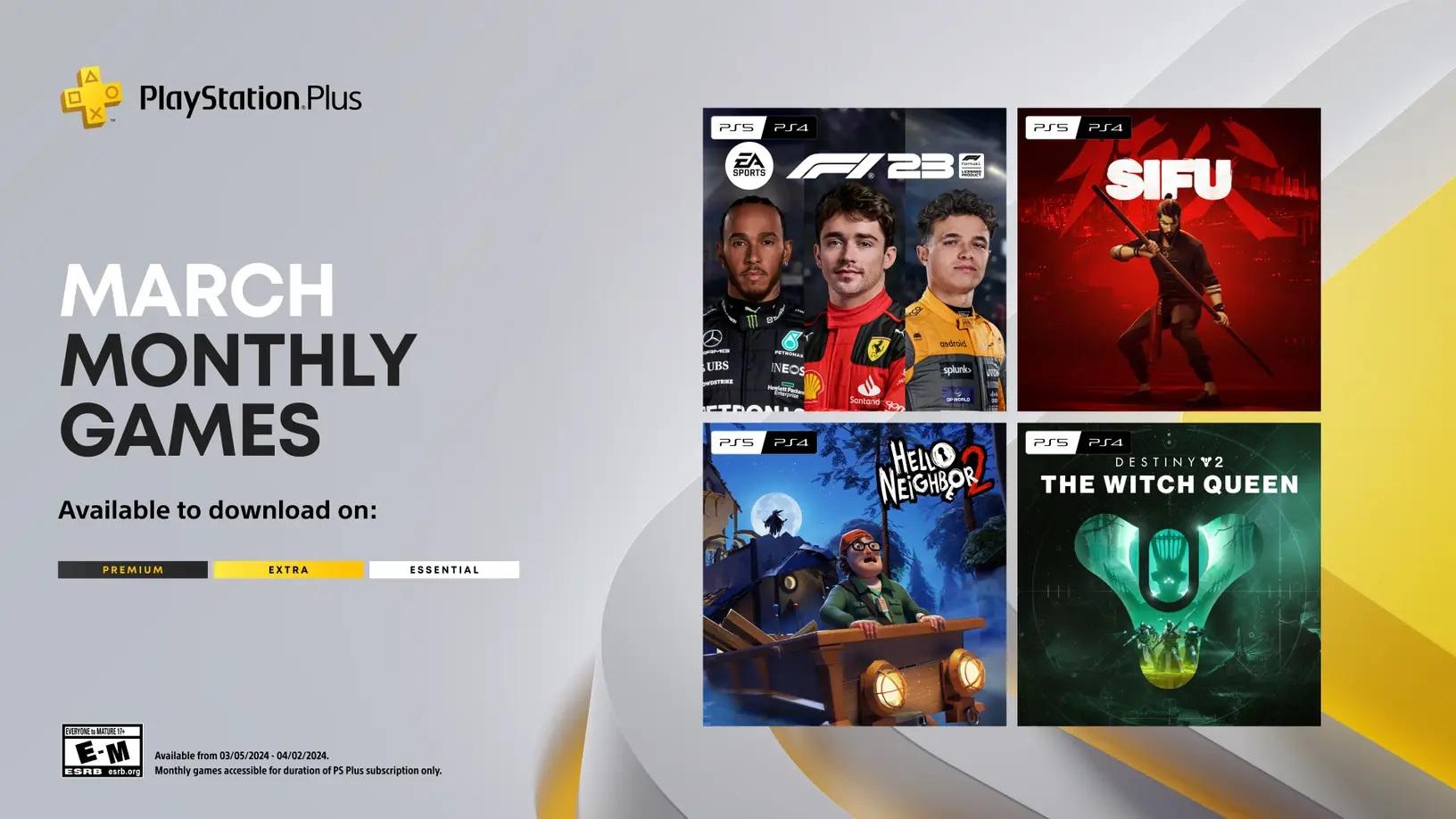 PS Plus March 2024 Games: Premium & Extra Titles Announced PS Plus March 2024 Games: Premium & Extra Titles Announced