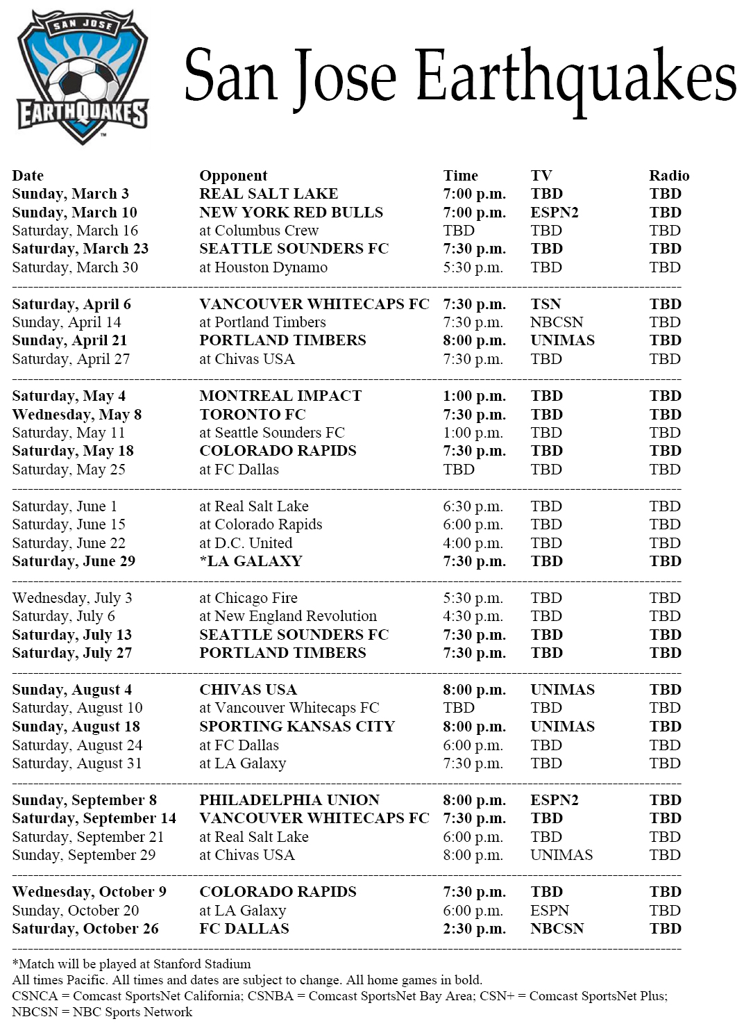Real Salt Lake Vs. San Jose Earthquakes: MLS Season Begins Real Salt Lake Vs. San Jose Earthquakes: MLS Season Begins