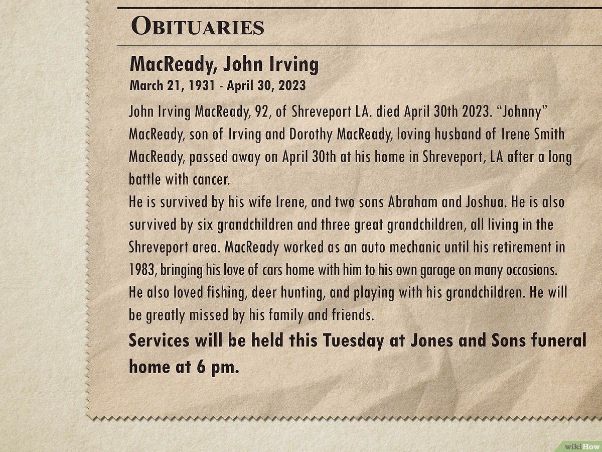 Remembering Our Lost Neighbors: Local Obituary Notices Remembering Our Lost Neighbors: Local Obituary Notices