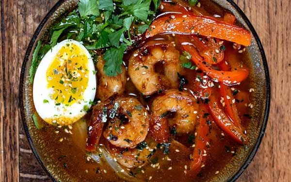 Restaurant-Style Shrimp Ramen Stir-Fry At Home