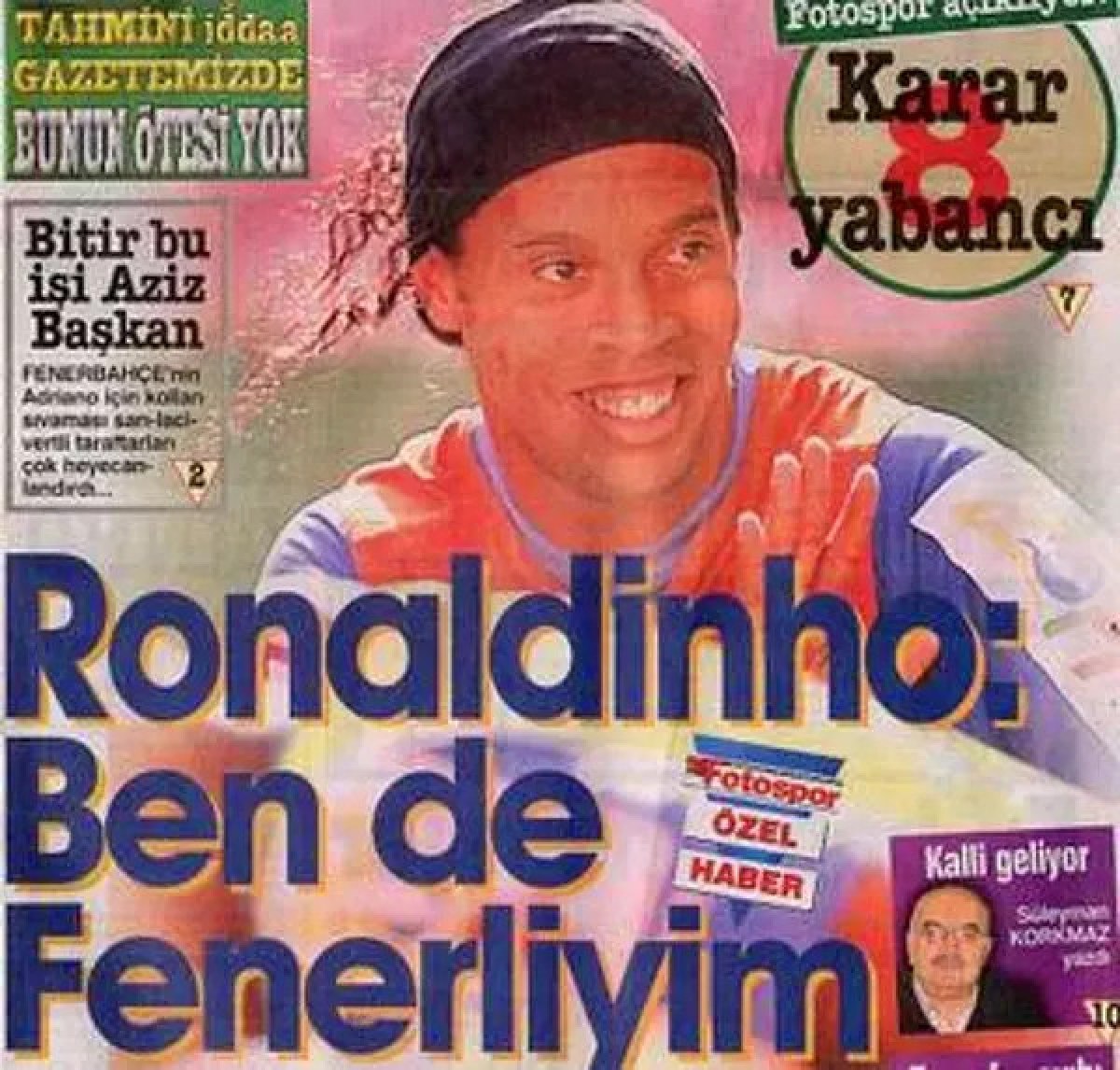 Ronaldo'ya Danimarka'dan Fenerbahçe Davet Ronaldo'ya Danimarka'dan Fenerbahçe Davet