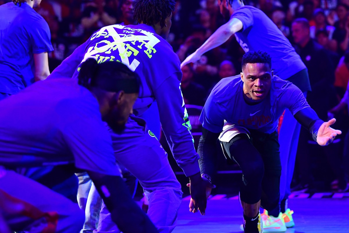 Russell Westbrook Makes NBA History During Jazz Vs. Nuggets Game Russell Westbrook Makes NBA History During Jazz Vs. Nuggets Game