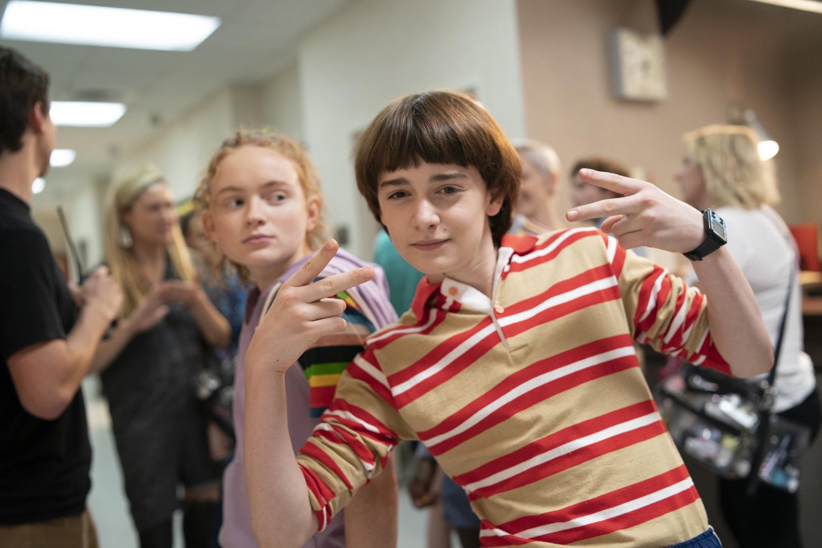 Sadie Sink Supports Stranger Things Broadway Cast: Behind-the-Scenes Photo Sadie Sink Supports Stranger Things Broadway Cast: Behind-the-Scenes Photo