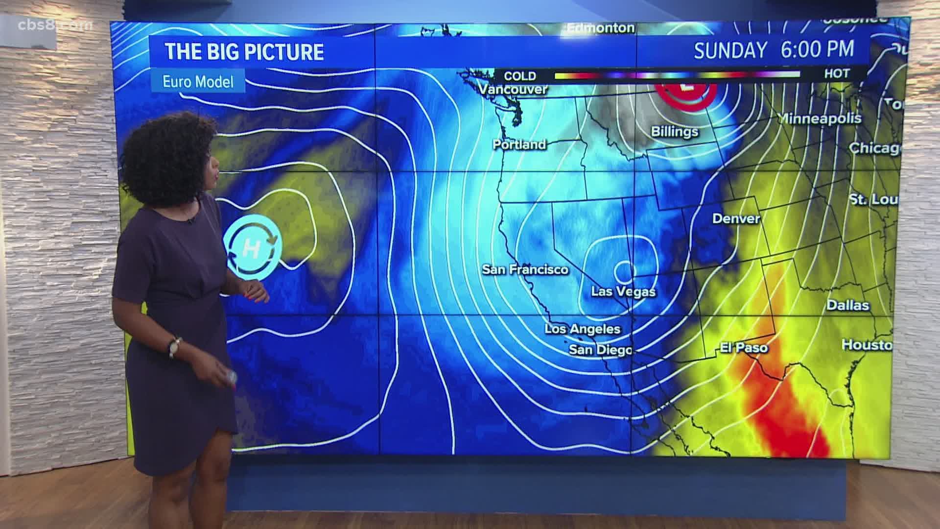 San Diego County Weather: Fog, Cooler Temperatures, And Potential Showers San Diego County Weather: Fog, Cooler Temperatures, And Potential Showers