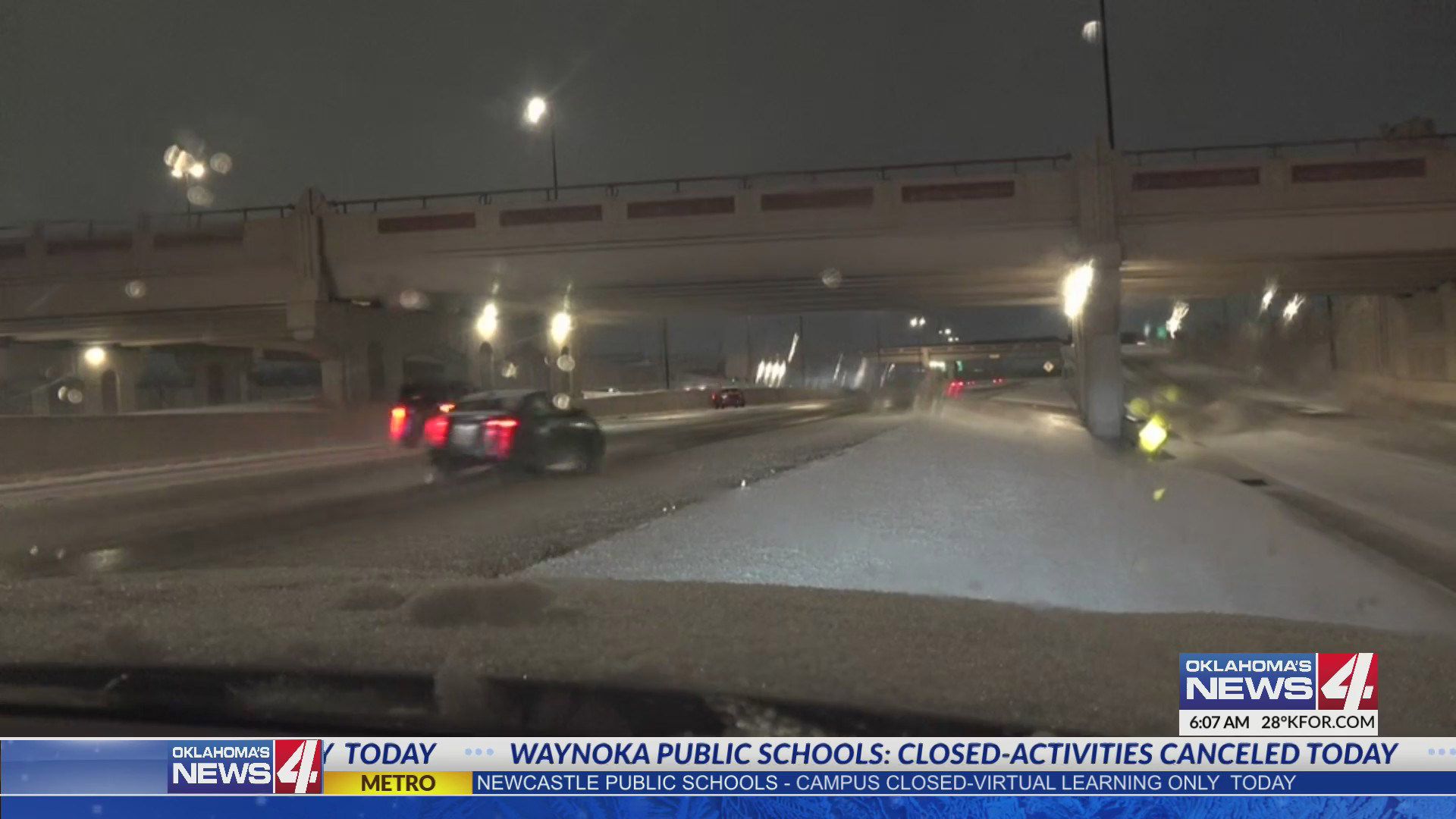 Severe Icy Conditions Impacting OKC Roads: Travel Advisory Severe Icy Conditions Impacting OKC Roads: Travel Advisory