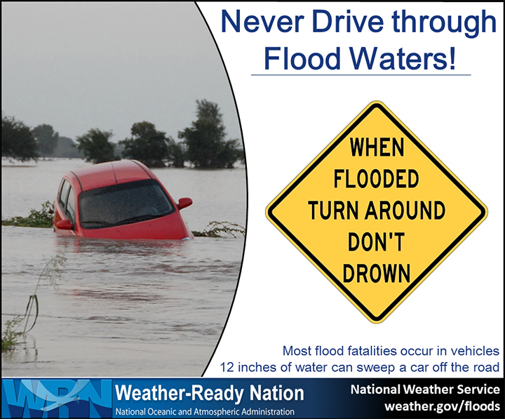 Severe Weather Awareness Week Day 5: Flood Safety Tips Severe Weather Awareness Week Day 5: Flood Safety Tips