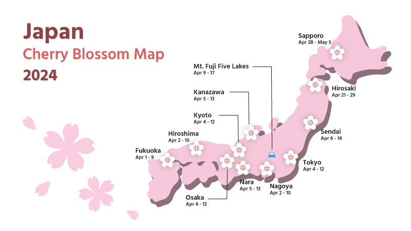 Springwatch In Japan: Where And When To See Cherry Blossoms Springwatch In Japan: Where And When To See Cherry Blossoms