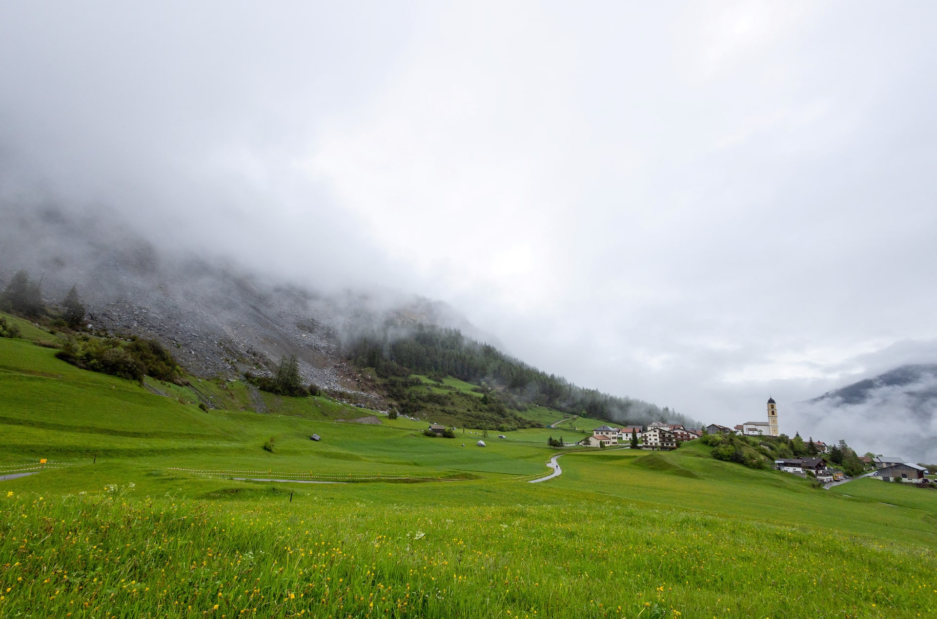 Swiss Mountain Village Faces Grave Landslide Threat Swiss Mountain Village Faces Grave Landslide Threat