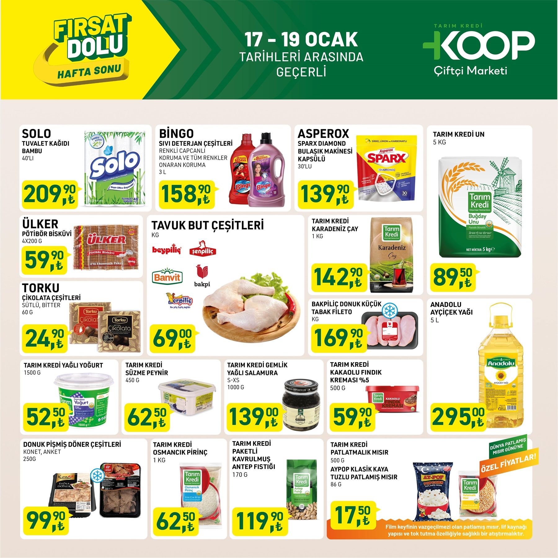 Tarım Kredi KOOP'tan Çiftçilere Özel İndirim: 2-4 Mayıs 2025 Gıda Ve Temizlik Fırsatları Tarım Kredi KOOP'tan Çiftçilere Özel İndirim: 2-4 Mayıs 2025 Gıda Ve Temizlik Fırsatları