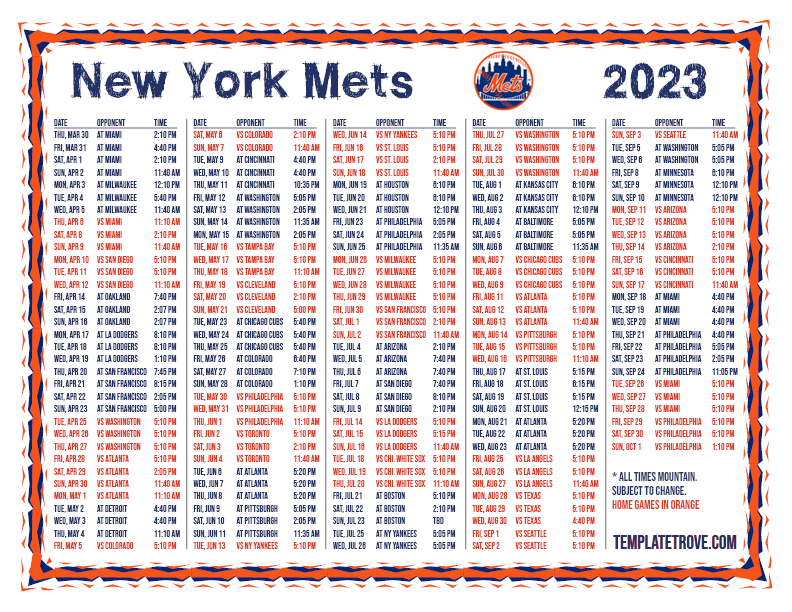 Testing Times: Analyzing The NY Mets' Schedule For May Testing Times: Analyzing The NY Mets' Schedule For May