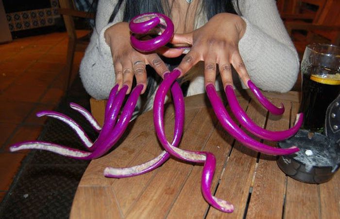 The Art Of Extra Long Nails: A Beauty School Tutorial The Art Of Extra Long Nails: A Beauty School Tutorial