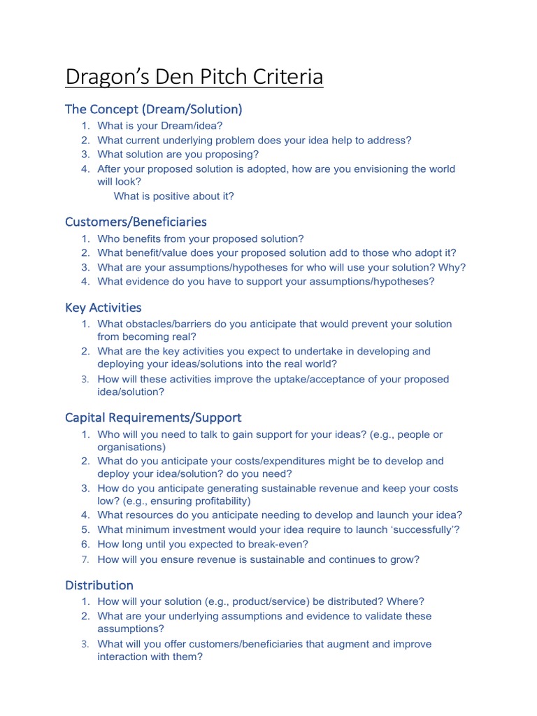 The Ultimate Dragon's Den Pitch Deck Guide The Ultimate Dragon's Den Pitch Deck Guide