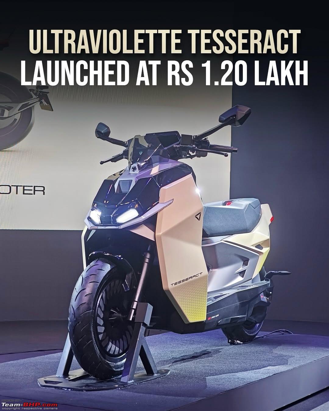 Ultraviolette Tesseract E-scooter: Top 3 Standout Features Ultraviolette Tesseract E-scooter: Top 3 Standout Features