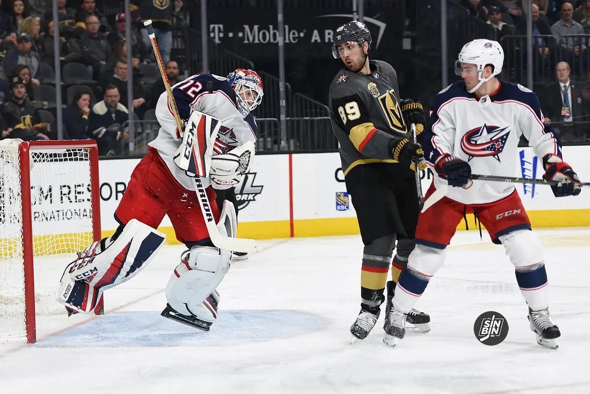 Vegas Golden Knights Win Against Columbus Blue Jackets; Hill's 27 Saves Crucial Vegas Golden Knights Win Against Columbus Blue Jackets; Hill's 27 Saves Crucial
