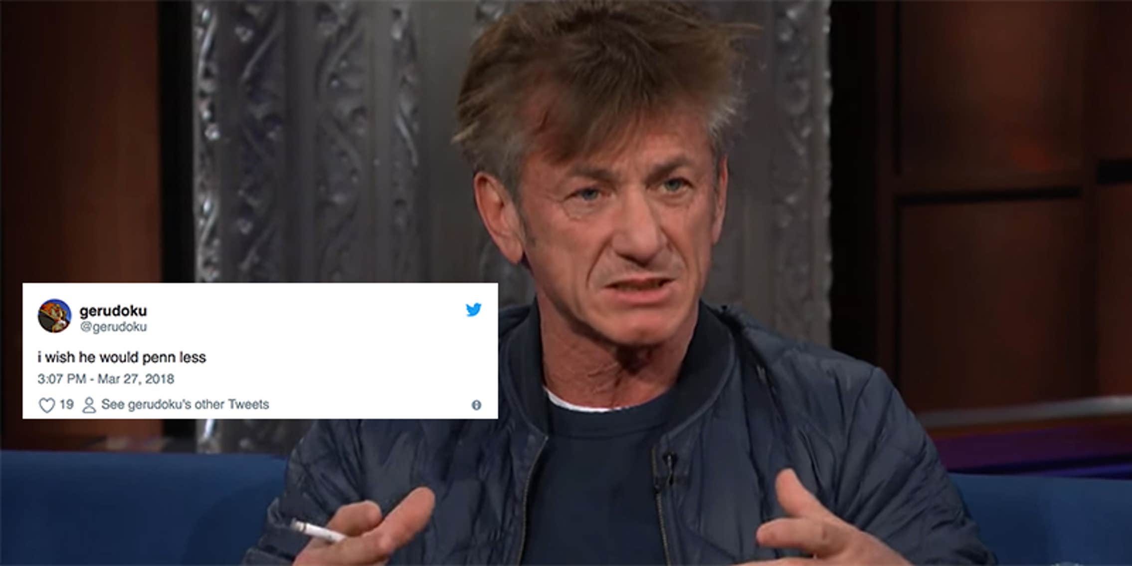 What's Wrong With Sean Penn? Fans Respond To His Latest Statements What's Wrong With Sean Penn? Fans Respond To His Latest Statements
