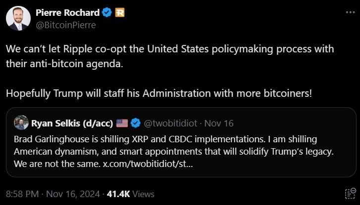 XRP Price Soars Following President's Post On Trump's Influence On Ripple XRP Price Soars Following President's Post On Trump's Influence On Ripple