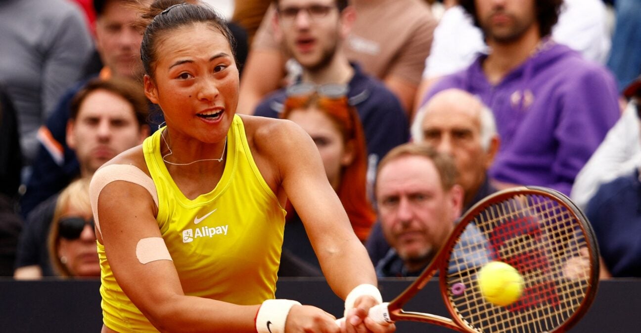 Zheng Qinwen's First Victory Against Sabalenka Secures Italian Open Semifinal Spot Zheng Qinwen's First Victory Against Sabalenka Secures Italian Open Semifinal Spot